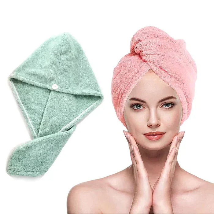 HAIR DRYING CAP TOWEL